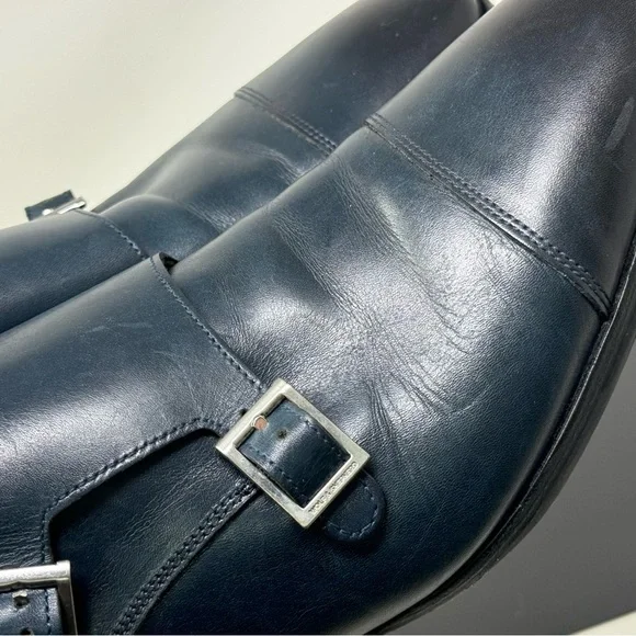 Wolf and Shepherd Monk Strap 9945  Dress Shoes Men’s size 9 - Picture 7 of 15